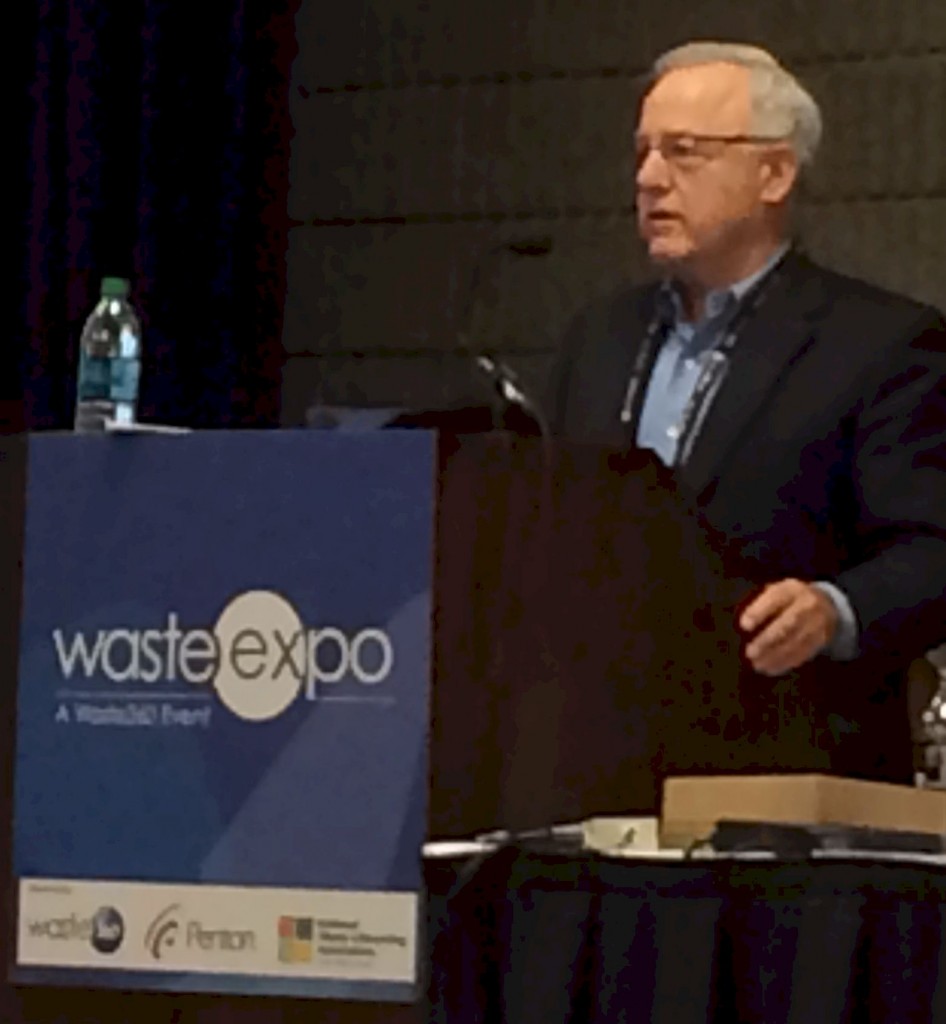 Harvey Gershman speaking at WasteExpo 2014