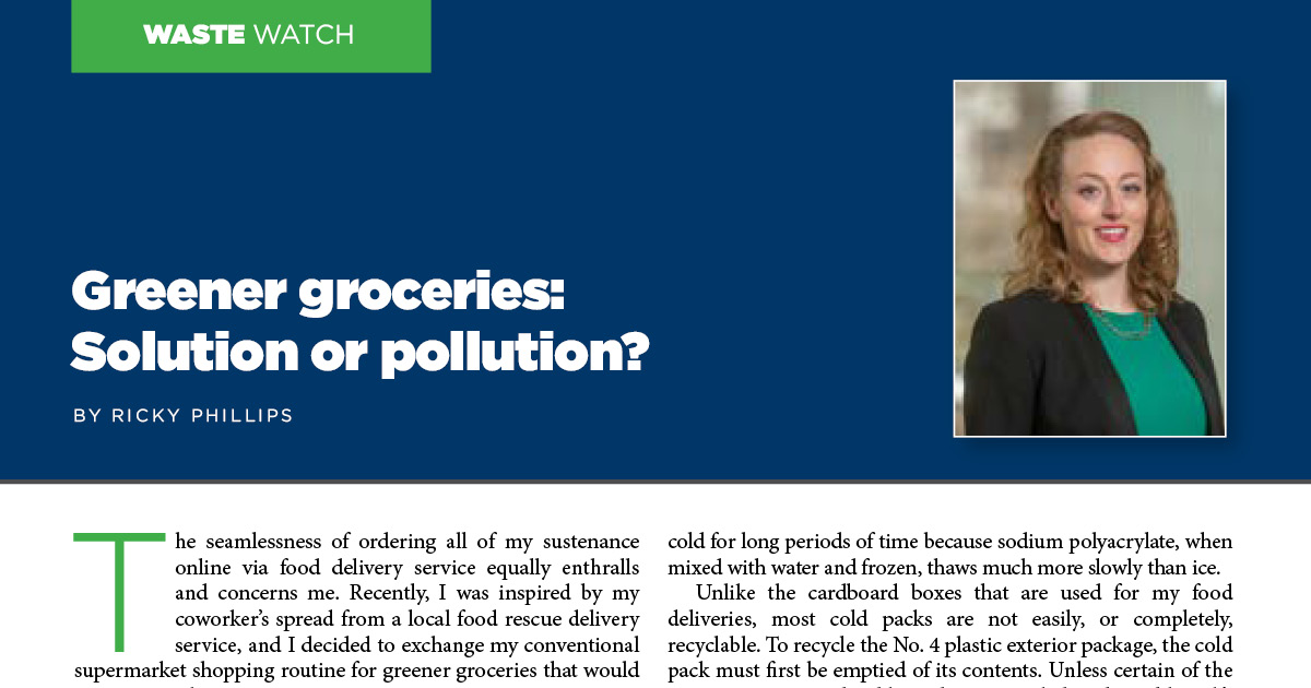 Greener groceries: Solution or pollution?