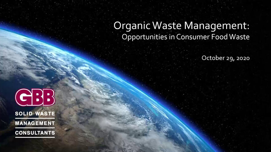 GBB Access Organics Waste Management Webinar