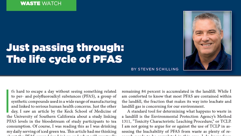 Just Passing Through: The Life Cycle of PFAS